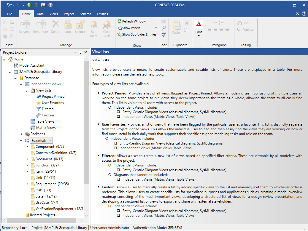View Lists in the Project Explorer.png